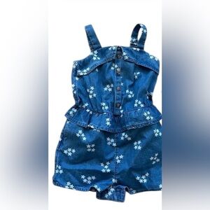 5/$25 Cat & Jack Star Denim Romper